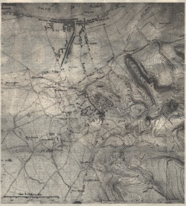 Τοπογραφικός χάρτης πρριοχής Πατρών 1829 